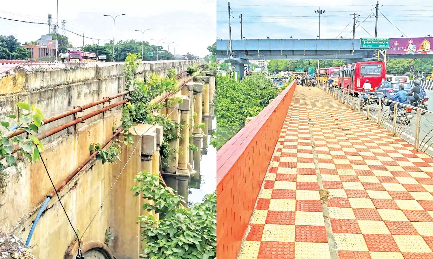 சென்னை அண்ணா சாலையில் பழுதடைந்த கூவம் பாலம்- சரி செய்யப்படாத அவலம்: சீரமைப்பு பணிகள் எப்போது?