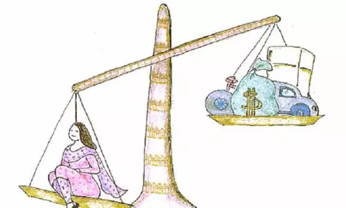 பல்லடம் அருகே வரதட்சணை கேட்டு காதல் மனைவியை அடித்து துன்புறுத்திய கணவர்