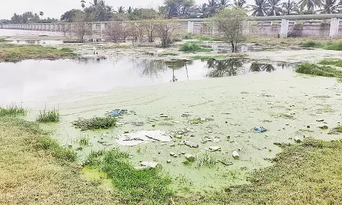 பாதாள சாக்கடை குழாய் உடைந்து ஏரியில் தேங்கும் கழிவுநீரால் நோய் பரவும் அபாயம்