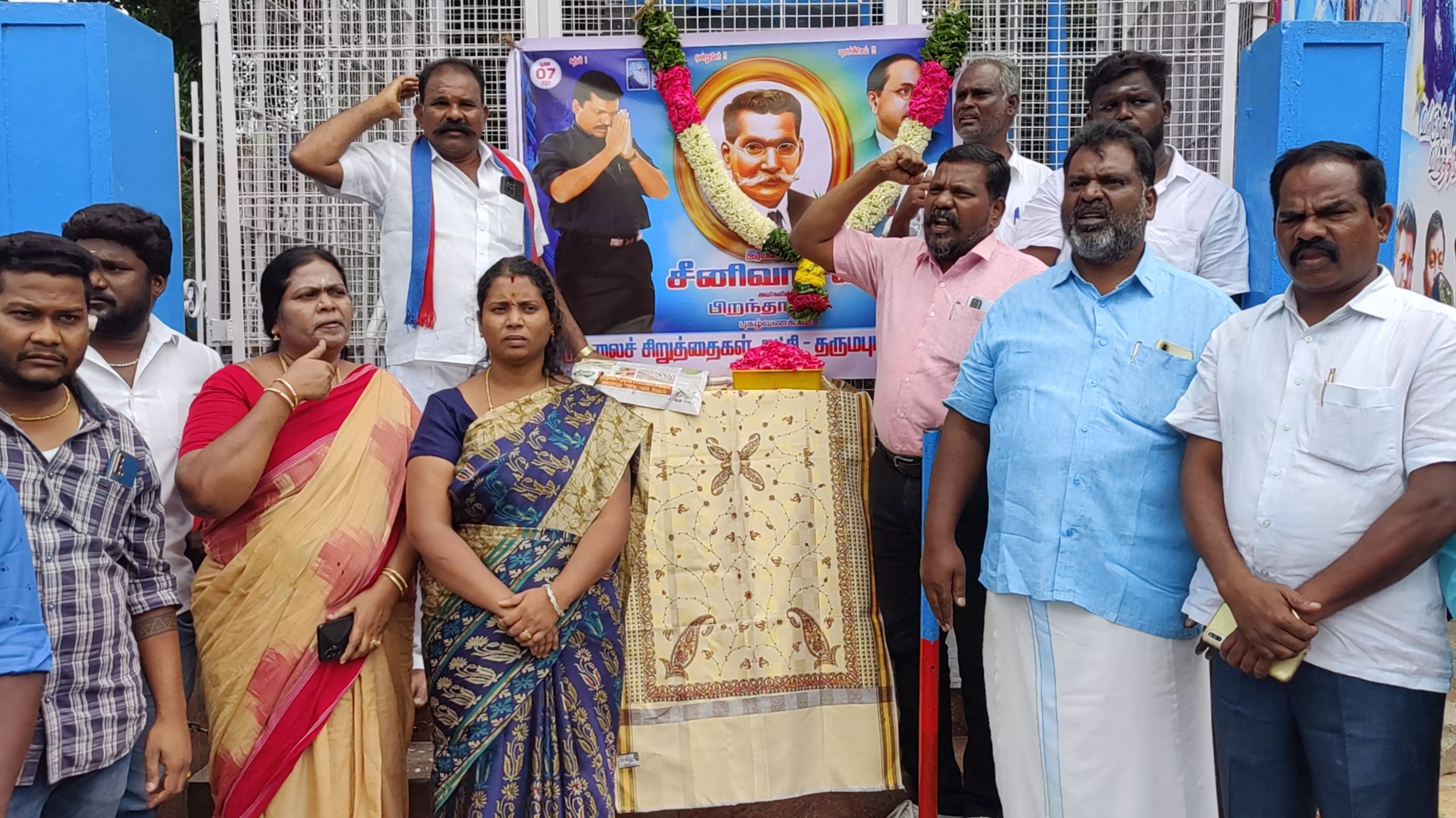 தருமபுரியில் இரட்டைமலை சீனிவாசன் பிறந்த நாள் கொண்டாட்டம் தருமபுரியில் இரட்டைமலை சீனிவாசன் பிறந்த நாள் கொண்டாட்டம்