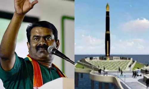 எங்களுக்கு அதிகாரம் வந்தவுடன் மெரினா நினைவிடங்கள் அகற்றப்படும்- சீமான் பேச்சு