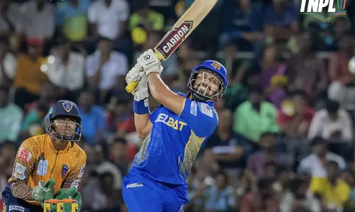 டிஎன்பிஎல்- மதுரை பாந்தர்ஸ் அணியை வீழ்த்தி நெல்லை கிங்ஸ் குவாலிபையர் சுற்றுக்கு முன்னேற்றம்