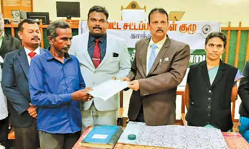 காஞ்சிபுரத்தில் லோக் அதாலத் 621 வழக்குகளுக்கு தீர்வு