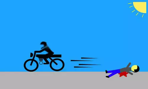 புதுக்கடை அருகே மோட்டார் சைக்கிள் மோதியதில் தலைமை ஆசிரியை காயம்