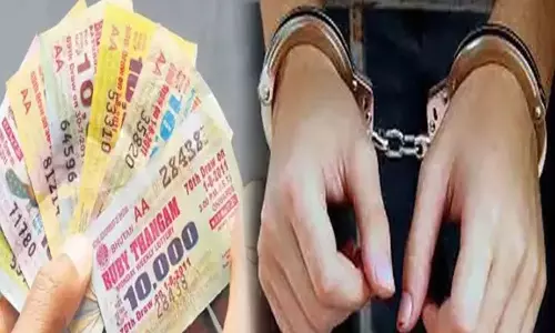 தடை செய்யப்பட்ட வெளி மாநில லாட்டரி விற்றவர் கைது