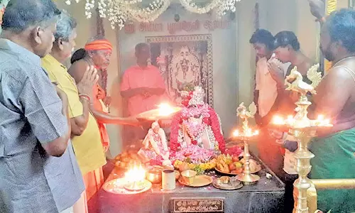 கோவில்பட்டி பூமாதேவி ஆலயத்தில் குரு பூஜை