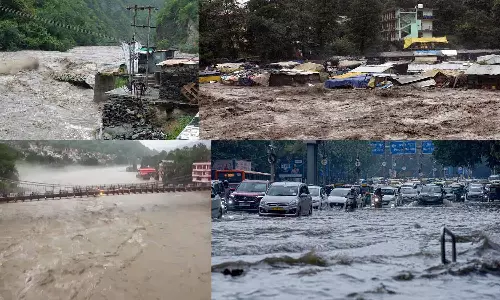 வெள்ளத்தால் தத்தளிக்கும் இமாச்சல பிரதேசம்: வெளியே வரவேண்டாம் என மக்களுக்கு முதல்வர் வேண்டுகோள்