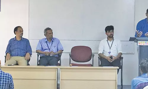 நேஷனல் பொறியியல் கல்லூரியில் எந்திர பொறியியல்துறை கூட்டமைப்பு- சுற்றுச்சூழல் சங்கம் தொடக்க விழா