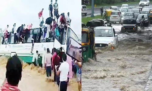 வடமாநில நதிகளில் வரலாறு காணாத வெள்ளம் கரைபுரண்டு ஓடுகிறது- இமாச்சல பிரதேசத்தை புரட்டி போட்ட மழை