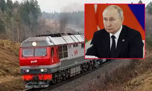 ஸ்பா, ஜிம், அழகு சாதன கருவிகள்...! புதினுக்காக தயாரிக்கப்பட்ட சொகுசு ரெயில் பெட்டி