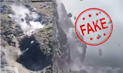 இமாச்சல பிரதேசம், உத்தரகாண்ட் நிலச்சரிவு வீடியோக்கள் உண்மையா?