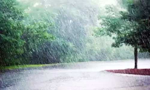 பலத்த மழையால் விவசாயிகள் மகிழ்ச்சி