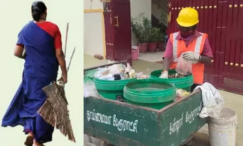 தூய்மைக்கான மக்கள் இயக்க திட்டத்தில் சிறப்பாக பணியாற்றிய திருவேற்காடு நகராட்சி தூய்மை பணியாளர்களுக்கு பரிசு