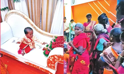 ஓமலூர் அருகே தண்ணீர் தொட்டியில் தவறி விழுந்த 3 வயது ஆண் குழந்தை பலி