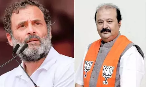 ராகுல் காந்திக்கு எதிராக அவதூறு வழக்கு தொடர்ந்தவர் உச்சநீதிமன்றத்தில் கேவியட் மனு