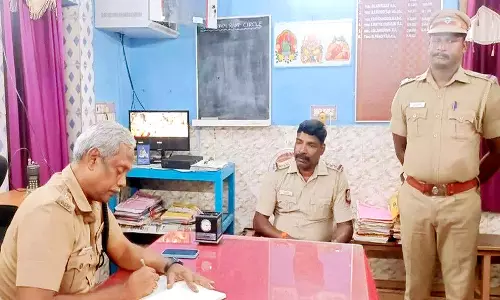 சங்கராபுரம்போலீஸ் நிலையத்தில்  போலீஸ் சூப்பிரண்டு திடீர் ஆய்வு