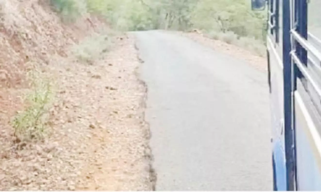 நாட்றாம்பாளையம்-ஒகேனக்கல் வரையான  சாலையை அகலப்படுத்தி, சீரமைக்க வேண்டும்