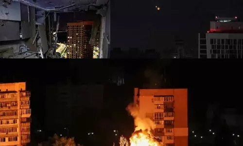 கீவ் மீது ரஷியா டிரோன் தாக்குதல்: ஒருவர் பலி- 4 பேர் காயம்