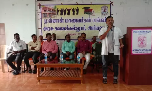 அரியலூர் அரசு கல்லூரியில் மகளிருக்கான ஆரோக்கிய விழிப்புணர்வு முகாம்