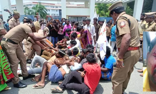 ஜனநாயக வாலிபர் சங்க மாவட்ட செயலாளர் மீது தாக்குதல்