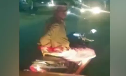 108 ஆம்புலன்ஸை தடுத்து நிறுத்தி ரகளையில் ஈடுபட்ட போதை ஆசாமி