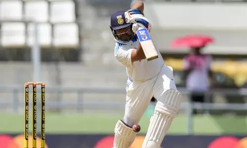 டொமினிகா டெஸ்டில் சதமடித்தார் ரோகித் சர்மா - 103 ரன்னில் அவுட்