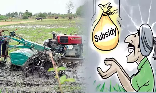 விவசாயிகளுக்கு மானிய விலையில் பவர் டில்லர்