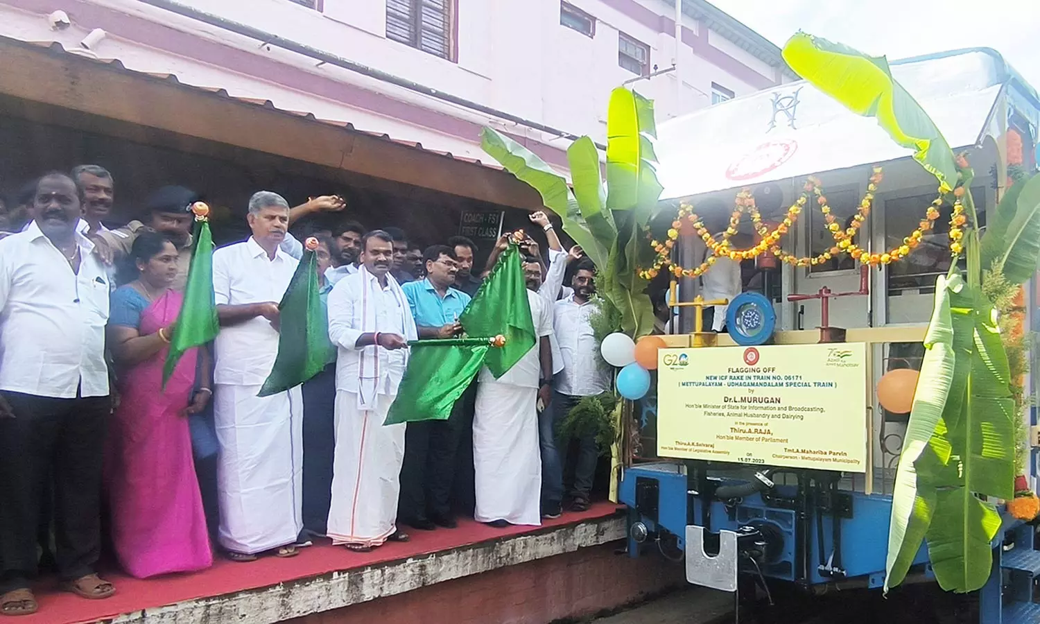 பா.ஜ.க ஆட்சியில் ரெயில்வே வேகமாக வளர்ந்துள்ளது- மத்திய மந்திரி எல்.முருகன் பா.ஜ.க ஆட்சியில் ரெயில்வே வேகமாக வளர்ந்துள்ளது- மத்திய மந்திரி எல்.முருகன்
