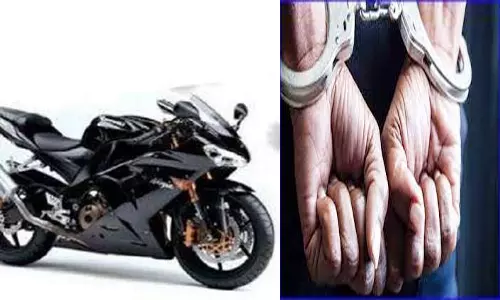 பைக் திருடிய வாலிபர் கைது