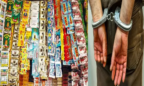 குட்கா விற்ற பங்க் கடைக்காரர் கைது