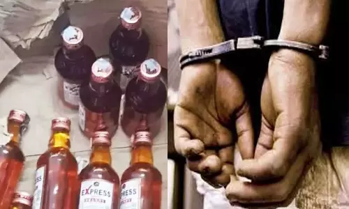 வெளி மாநில மதுவிற்ற முதியவர் கைது