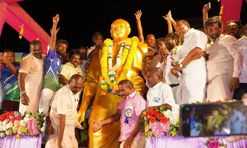 ஆலங்குளம் காமராஜர் சிலை திறப்பு விழா பொதுக்கூட்டம்- விஜய் வசந்த் எம்.பி. பங்கேற்பு