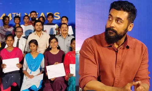 வெறும் மார்க் மட்டுமே வாழ்க்கை கிடையாது - சூர்யா அறிவுரை