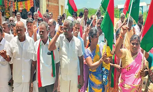 கரிவலம்வந்தநல்லூரில் புதிய தமிழகம் ஆர்ப்பாட்டம்