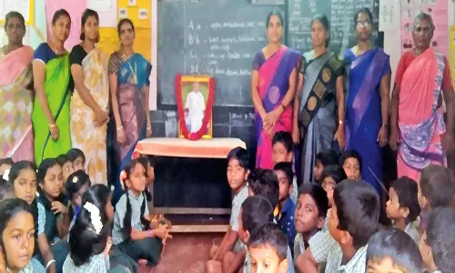 சிவகிரி கமிட்டி நாடார் தொடக்கப்பள்ளியில் காமராஜர் பிறந்தநாள் விழா கொண்டாட்டம்