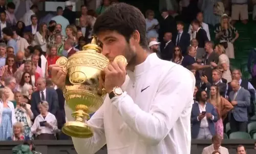 விம்பிள்டன் டென்னிஸ் - ஜோகோவிச் தொடர் வெற்றிக்கு முற்றுப்புள்ளி வைத்த அல்காரஸ்
