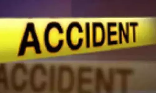 திருவள்ளூர் அருகே சரக்கு வேன் மோதி வாலிபர் பலி