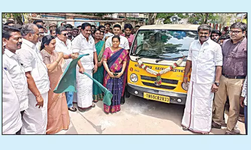 திடக்கழிவு பணிகளுக்கு புதிய வாகனங்கள்