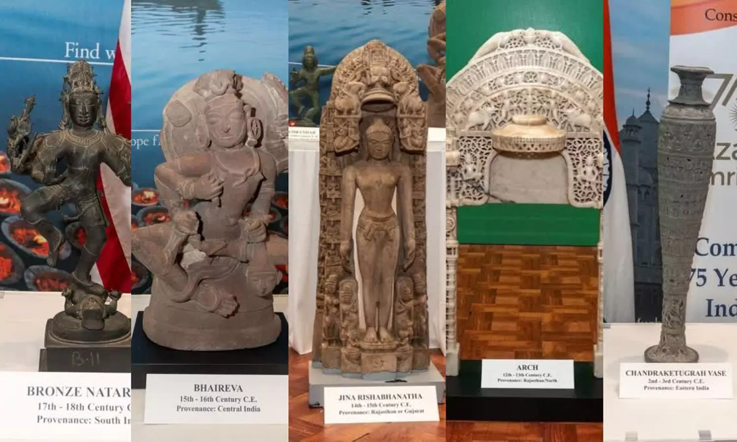 105 பழங்கால கலைப்பொருட்கள் இந்தியாவிடம் ஒப்படைப்பு- அமெரிக்கா வழங்கியது 105 பழங்கால கலைப்பொருட்கள் இந்தியாவிடம் ஒப்படைப்பு- அமெரிக்கா வழங்கியது