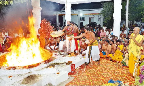 ஆடி அமாவாசையையொட்டி மகா பிரத்யங்கரா தேவி பூஜை