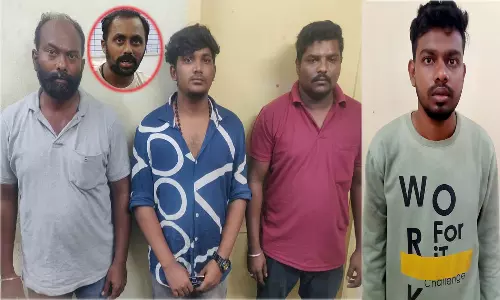 பண விவகாரத்தில் சினிமா பட தயாரிப்பாளர் கடத்தல்- கைதான 4 பேர் கிருஷ்ணகிரியில் சிறையில் அடைப்பு