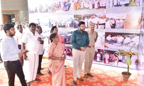 கடலூர் கலெக்டர் அலுவலகத்தில் தமிழ்நாடு நாள் சிறப்பு புகைப்பட கண்காட்சி: கலெக்டர், மேயர் சுந்தரி ராஜா பங்கேற்பு