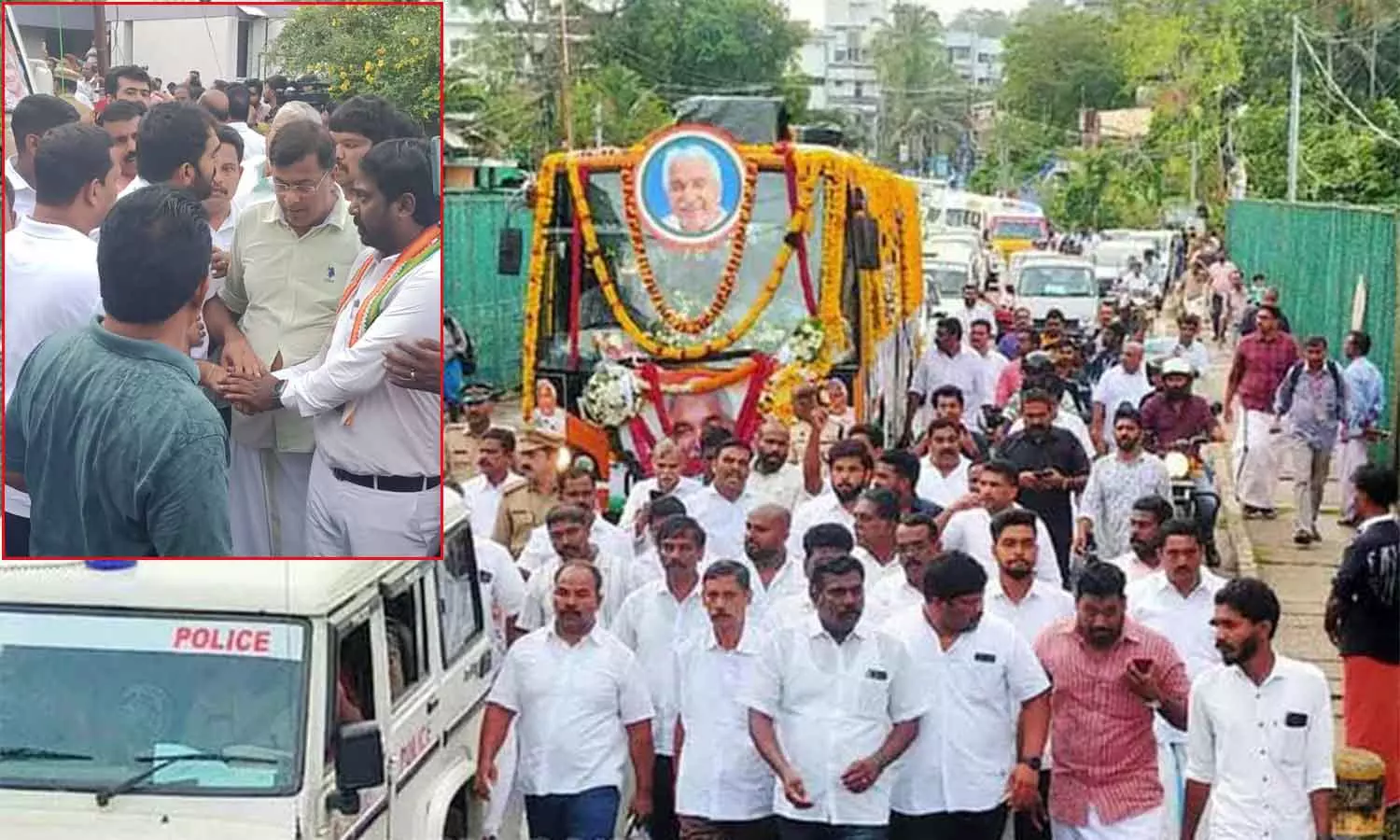 உம்மன் சாண்டி உடலுக்கு மரியாதை செலுத்திய விஜய் வசந்த் உம்மன் சாண்டி உடலுக்கு மரியாதை செலுத்திய விஜய் வசந்த்