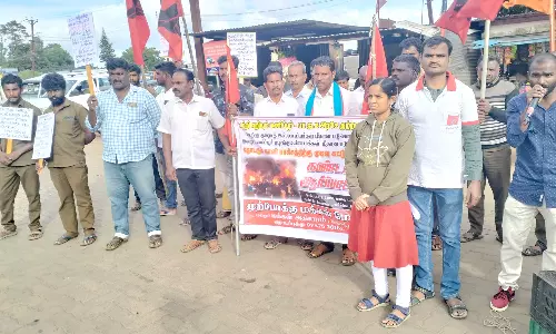 மணிப்பூரில் அமைதி ஏற்படுத்த கோரி கோத்தகிரியில் ஆர்ப்பாட்டம்