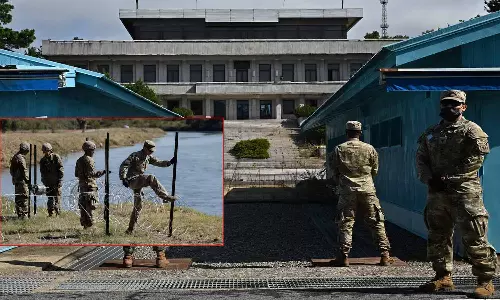 எல்லைக்குள் நுழைந்ததாக அமெரிக்க ராணுவ வீரரை கைது செய்த வடகொரியா