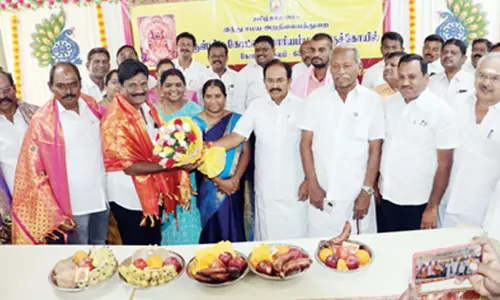 அறங்காவலர் குழு தலைவராக தொழிலதிபர் சக்திவேல் பதவியேற்பு