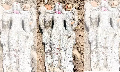 5 அடி உயர பெருமாள் சிலை கண்டெடுப்பு