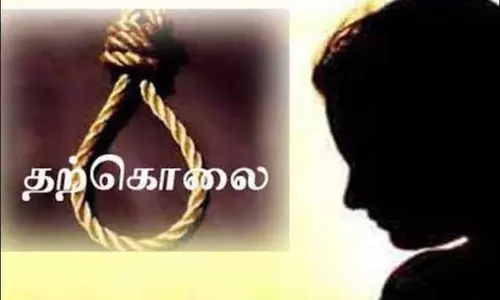 கணவர் இறந்த துக்கத்தில் மனைவி தூக்குபோட்டு தற்கொலை