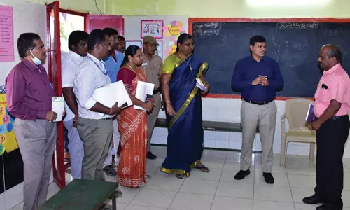 திருச்செங்கோட்டில் தகவல் தொழில்நுட்பதுறை அரசு செயலாளர் குமரகுருபரன் ஆய்வு