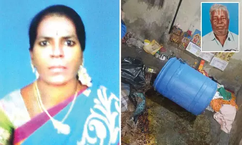 கணவரை கொன்று உடலை டிரம்மில் அடைத்து வைத்த மனைவி- தப்பி ஓடியவரை பிடிக்க வேட்டை